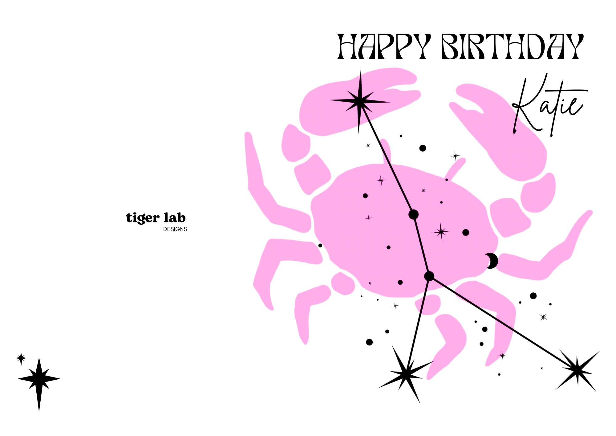 Zodiac Birthday Card