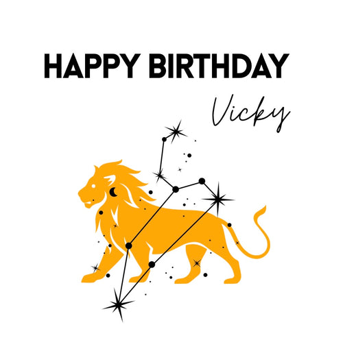 Zodiac Birthday Card