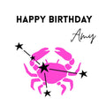 Zodiac Birthday Card